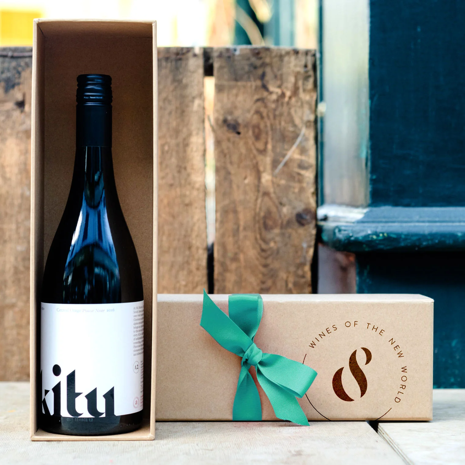 a wine gift box showing the Specialist Cellars brand identity